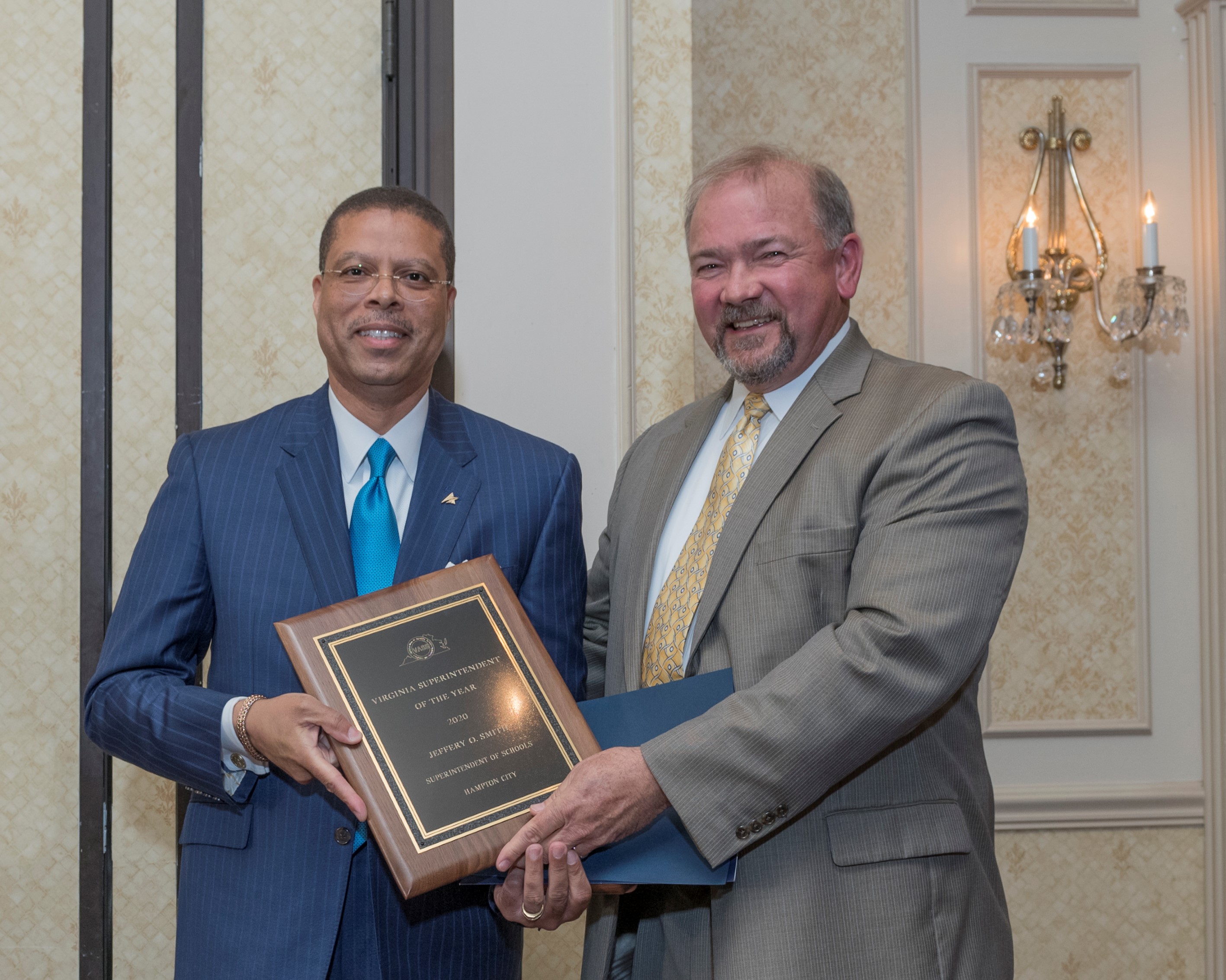Jeffery O. Smith is the 2020 Virginia Superintendent of the Year